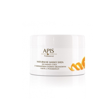 APIS Naturalne masło shea z olejkiem arganowym do masażu ciała 200g